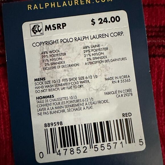 Polo Ralph Lauren Socks - Picture 4 of 4